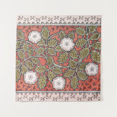 Wilde Roos Kunst Illustratie Bloem Vintage Wandkleed (Voorkant (horizontaal))