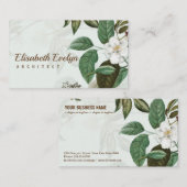 Wilde roos lijst visitekaartje (Voorkant / Achterkant)