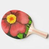 "Wilde Roos" Ping Pong Paddle Tafeltennisbatje (Zijkant)