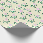 Wilde Roos Vloer Cadeaupapier (Hoek)