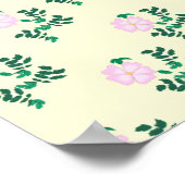 Wilde Roos Vloer Poster (Hoek)