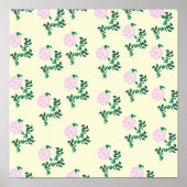 Wilde Roos Vloer Poster (Voorkant)