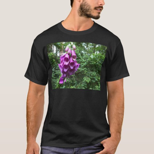 Wilde roze bosbloemen. t-shirt (Voorkant)