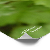 Wilde roze geraniumventiel afdrukken poster (Hoek)