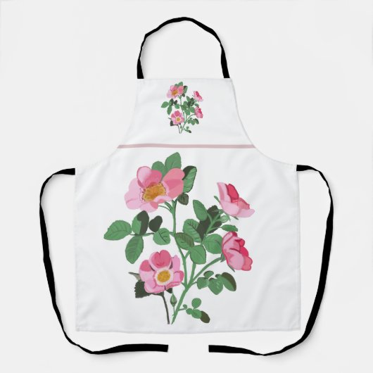  Wilde Roze Roze Schort (Voorkant)