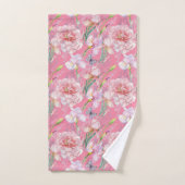 Wilde Roze Rozen Bad Handdoek Set (Handdoek)