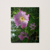 Wilde roze rozen in Alaska Legpuzzel (Verticaal)