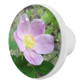 Wilde Roze Rozen Keramische Knop (Rechts)