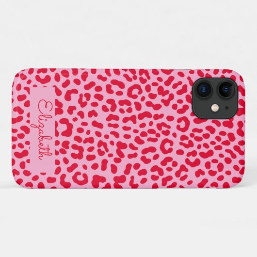 Wilde roze thema Case-Mate iPhone case (Achterkant (horizontaal))
