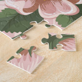 wilde Rozen: bloemenachtergrond Legpuzzel (Zijkant)