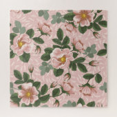 wilde Rozen: bloemenachtergrond Legpuzzel (Horizontaal)