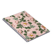wilde Rozen: bloemenachtergrond Notitieboek (Rechterzijde)