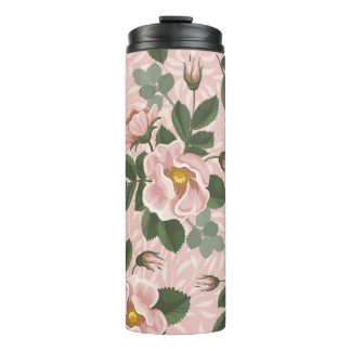  wilde Rozen: bloemenachtergrond Thermosbeker