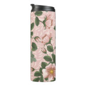 wilde Rozen: bloemenachtergrond Thermosbeker (Geroteerd rechts)