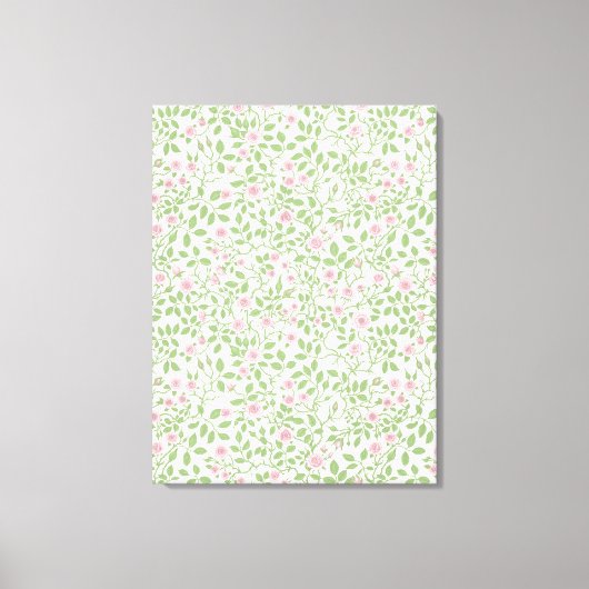 Wilde rozen canvas afdruk (Voorkant)