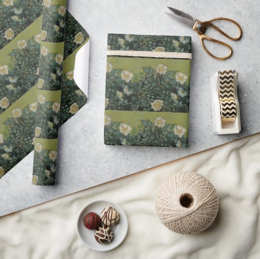 Wilde rozen door Vincent van Gogh Cadeaupapier (Crafts)