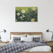 Wilde Rozen door Vincent van Gogh Canvas Afdruk (Insitu (Slaapkamer))