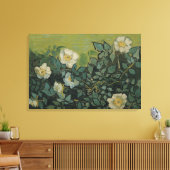 Wilde Rozen door Vincent van Gogh Canvas Afdruk (Insitu (Woonkamer))