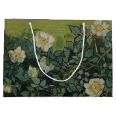 Wilde Rozen door Vincent van Gogh Groot Cadeauzakje (Achterkant)