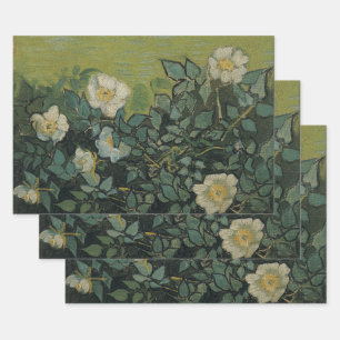 Wilde Rozen door Vincent van Gogh Inpakpapier Vel