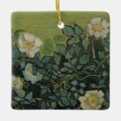 Wilde Rozen door Vincent van Gogh Keramisch Ornament (Voorkant)