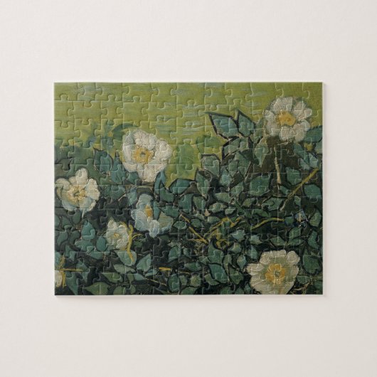 Wilde Rozen door Vincent van Gogh Legpuzzel (Horizontaal)