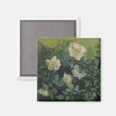 Wilde Rozen door Vincent van Gogh Magneet (Voorkant / Achterkant)