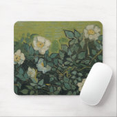 Wilde rozen door Vincent van Gogh Muismat (Met muis)