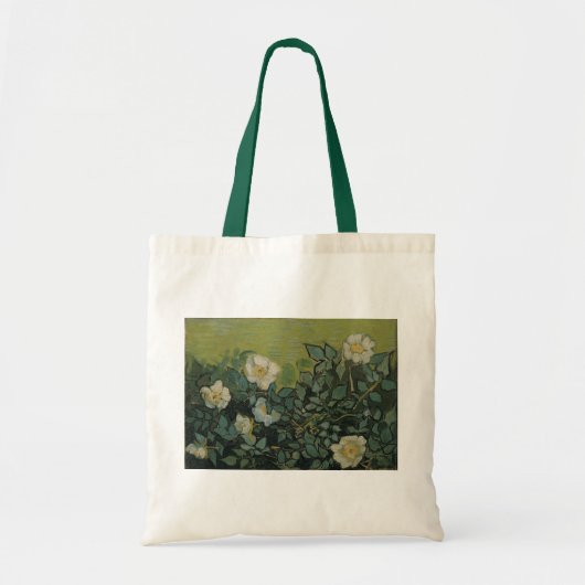 Wilde Rozen door Vincent van Gogh Tote Bag (Voorkant)