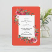 Wilde Rozen en Cherry Tomatoe Kleur Kaart (Staand voorkant)