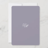 Wilde Rozen en Lavendelgrijs Kaart (Achterkant)