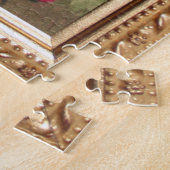  Wilde Rozen en Rustieke Scène Legpuzzel (Zijkant)