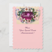 WILDE ROZEN EN ZEESCHELLEN SCHAKELEN 16 FOTO-TEMPL KAART (Achterkant)