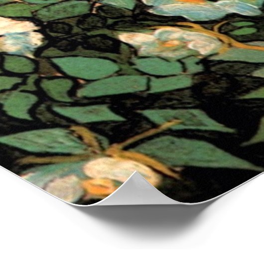 Wilde Rozen (F597) Van Gogh Fine Art Poster (Hoek)