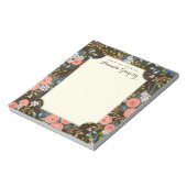 Wilde Rozen Floral Garden - Aangepaste Blocnote (Linkerzijde)