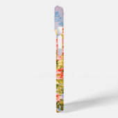 WILDE ROZEN ,GROENE BLADEREN ,VLIEGENDE VOGEL IN B Case-Mate iPhone CASE (Achterkant / Links)
