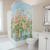 WILDE ROZEN ,GROENE BLADEREN ,VLIEGENDE VOGEL IN B DOUCHEGORDIJN (In situ)