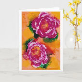 "Wilde Rozen" - het Art. van de Inkt van de Kaart (Gele Bloem)