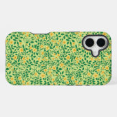 Wilde rozen in geel en groen iPhone hoesje (Achterkant horizontaal)