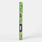 Wilde rozen in geel en groen iPhone hoesje (Rechterkant)