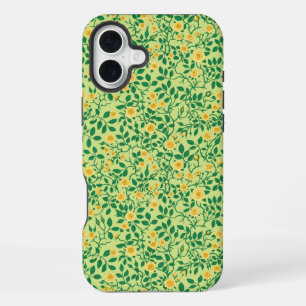 Wilde rozen in geel en groen iPhone 16 plus hoesje
