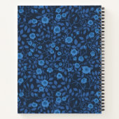 Wilde rozen in het blauw notitieboek (Achterkant)
