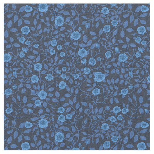 Wilde rozen in het blauw stof (Close Up)