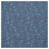 Wilde rozen in het blauw stof (Swatch)