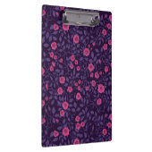 Wilde rozen in roze en paarse kleuren klembord (Rechts)