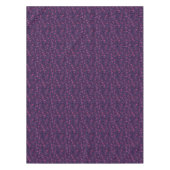 Wilde rozen in roze en paarse kleuren tafelkleed (Voorkant)