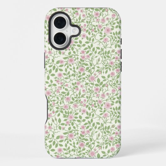 Wilde rozen iPhone hoesje (Achterkant)