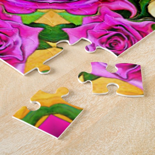 Wilde Rozen Legpuzzel (Zijkant)