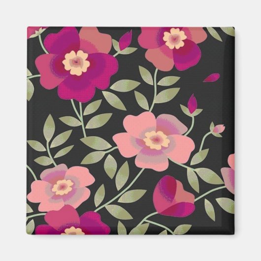 Wilde Rozen Magneet (Voorkant)