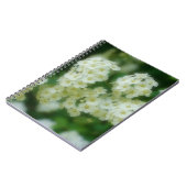 Wilde Rozen met witte paardenbloeding Bloem Natuur Notitieboek (Linkerzijde)